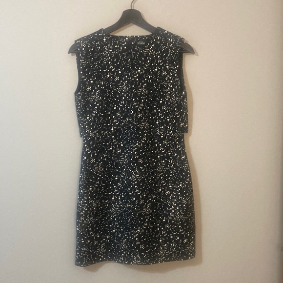 kate spade Dresses & Skirts - Kate Spade shift dress. Black with white polka dot splatter design.